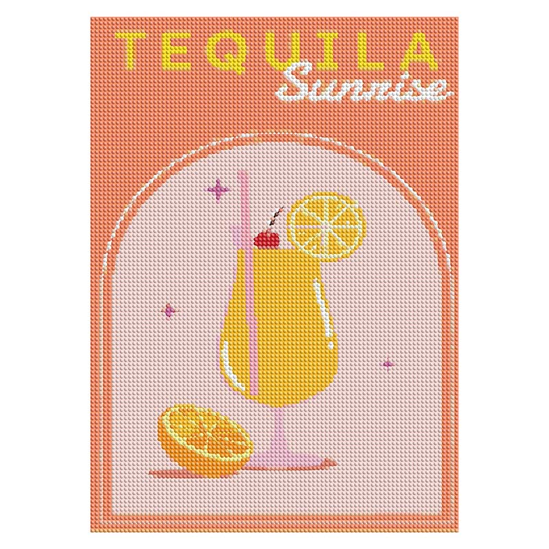 🎨 DIY 5D diamantová maliarska sada – Koktail tému, iskriace diamanty, ľahké lepenie | Dekorácia do obývačky, darček s osobnou tvorbou 🥂✨🎁