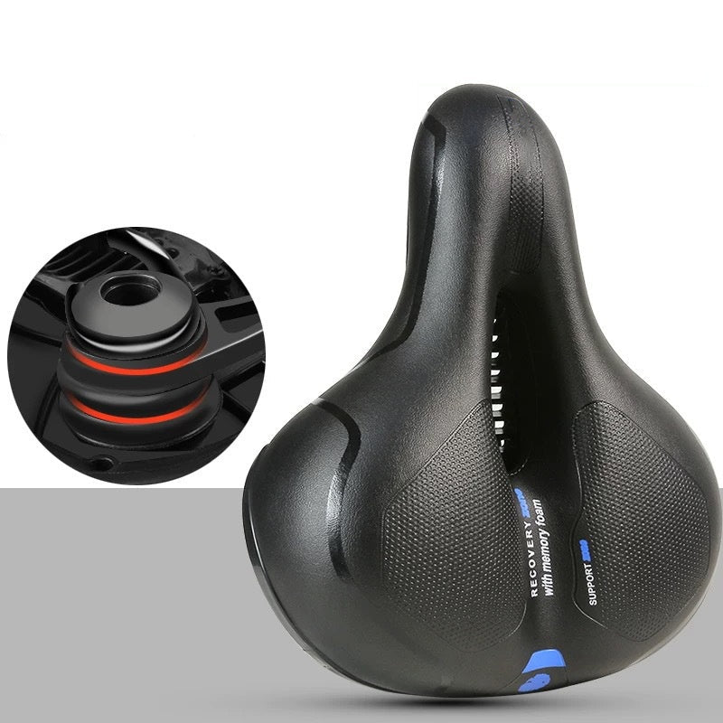 🚲 Ergonomické sedlo na bicykel s pamäťovou penou - priedušné, tlmiace nárazy, pohodlné pre dlhé jazdy | Vhodné pre cestné, horské a mestské bicykle 🌬️✨💺