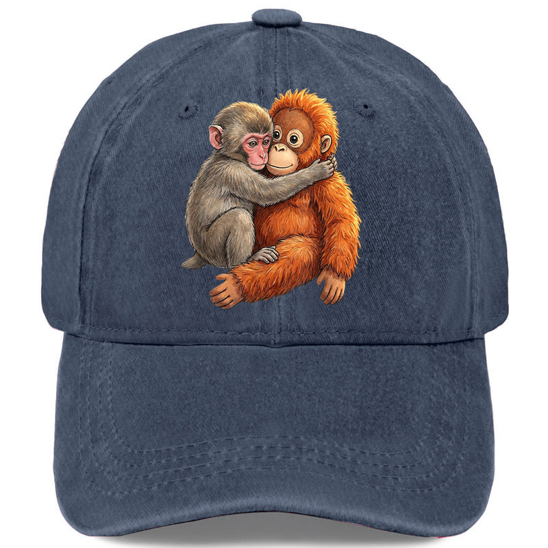 🐵Vintage baseballová čiapka s roztomilou zvieracou potlačou🧢