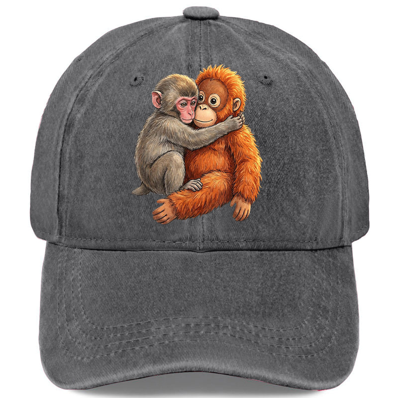 🐵Vintage baseballová čiapka s roztomilou zvieracou potlačou🧢