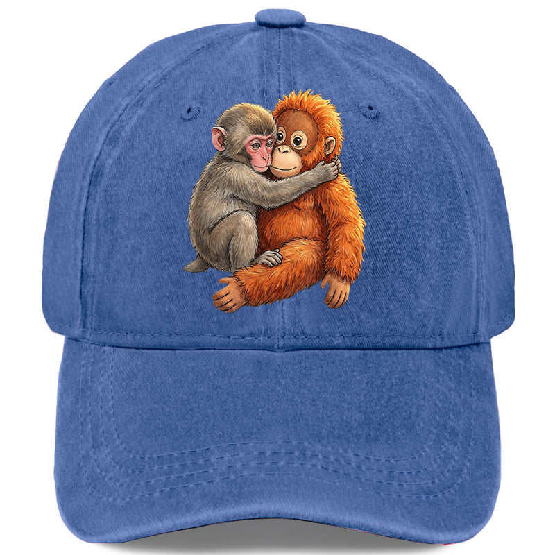 🐵Vintage baseballová čiapka s roztomilou zvieracou potlačou🧢