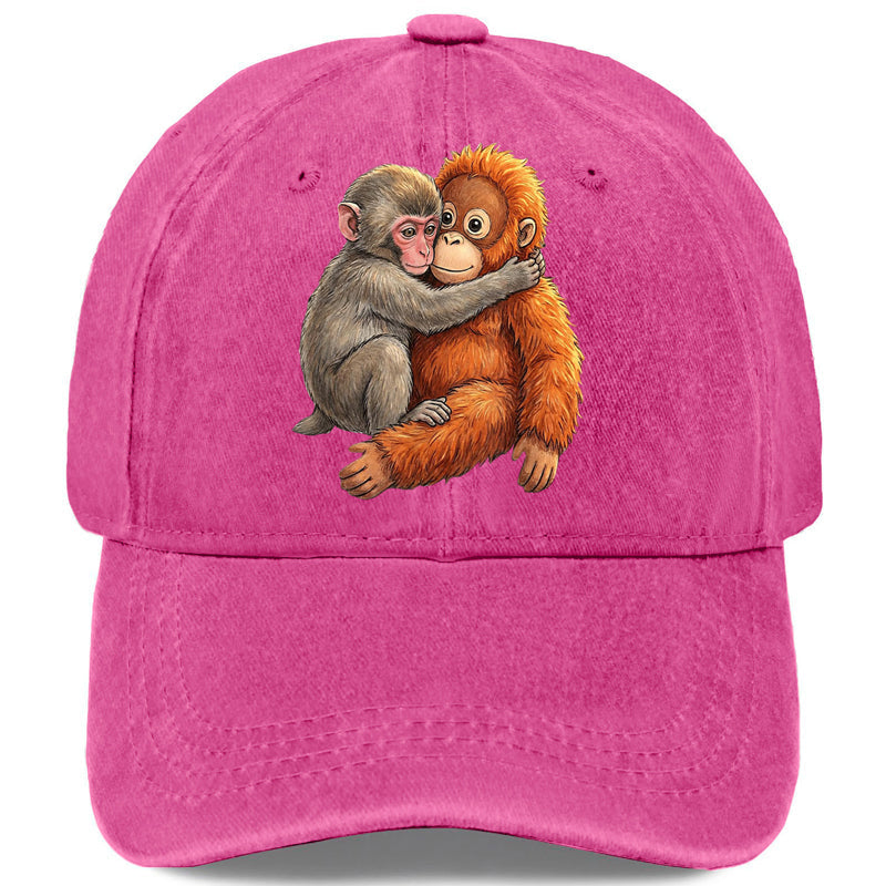 🐵Vintage baseballová čiapka s roztomilou zvieracou potlačou🧢
