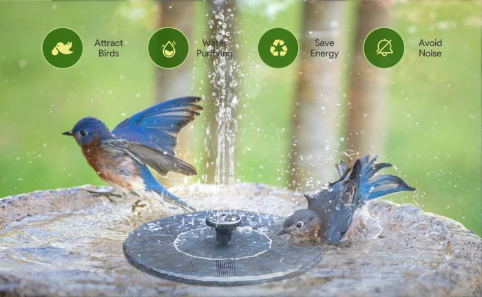 ⏳Časovo obmedzená špeciálna ponuka⏰Kompaktné solárne čerpadlo do fontány pre vtáky – Udržte svoju záhradu pri živote! 🐦️