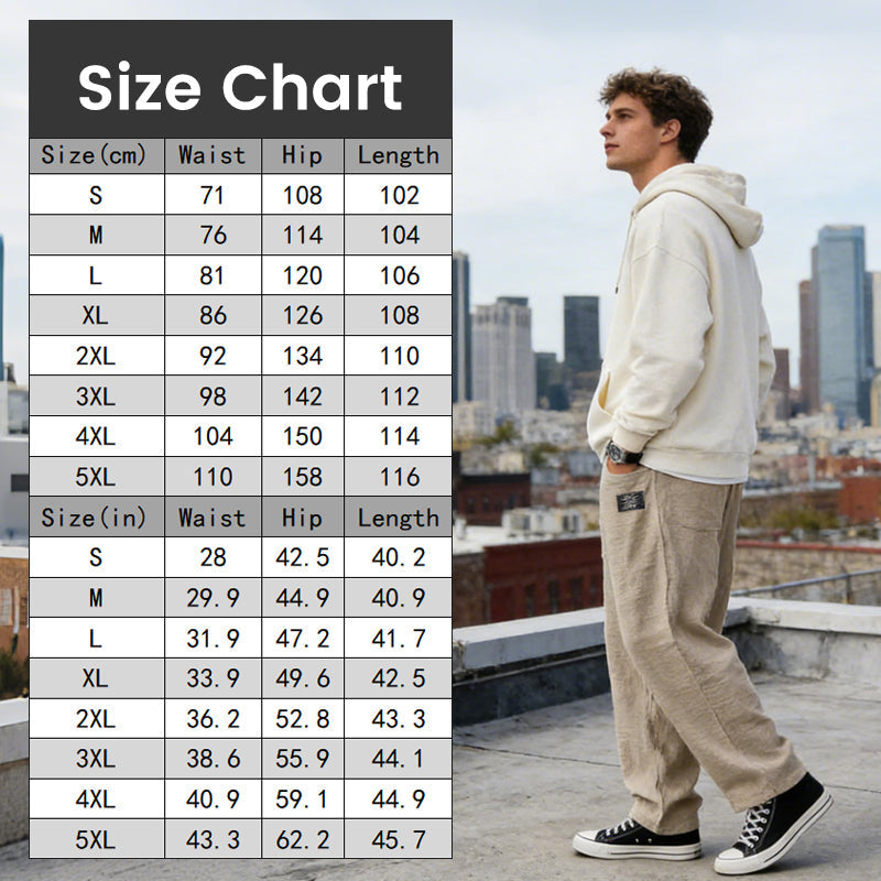 Priedušné nohavice rovného strihu pre mužov