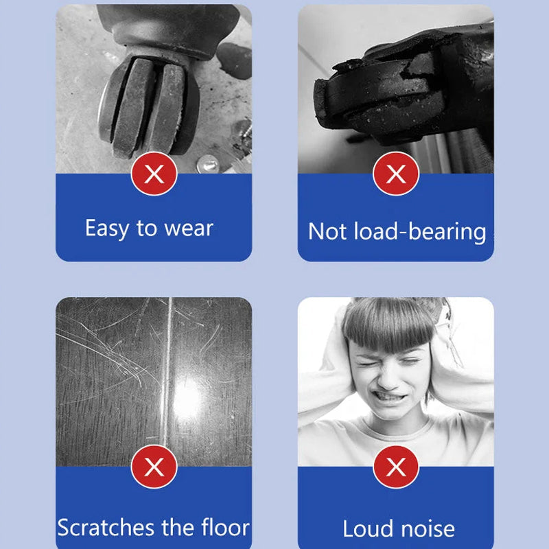 ⬆️ Otočné kolieska – plynulý chod, tichá jazda a šetrná k podlahe 🔇🛠️🪑