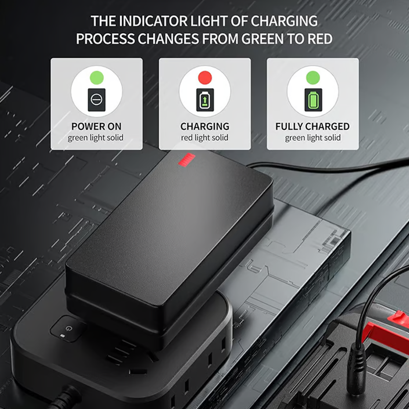 🔋 Univerzální nabíječka lithium-iontových baterií – adaptér pro rychlé nabíjení ⚡🛠️🛡️