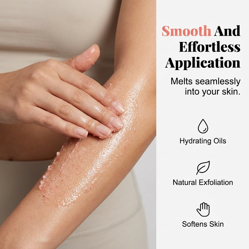 ✨Telový peeling s himalájskou soľou pre hĺbkovú exfoliáciu