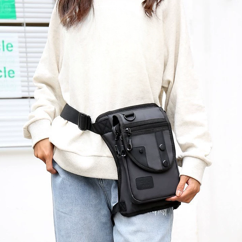 Oxford Fabric Utility Bag – 3-v-1, vodeodolná as viacerými vreckami – odolná taška na nohu a crossbody