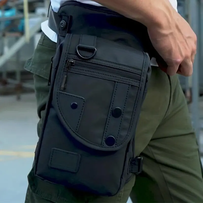 Oxford Fabric Utility Bag – 3-v-1, vodeodolná as viacerými vreckami – odolná taška na nohu a crossbody