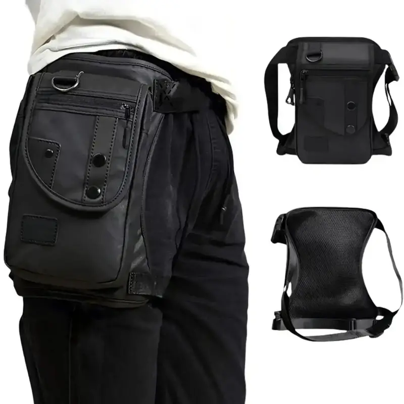 Oxford Fabric Utility Bag – 3-v-1, vodeodolná as viacerými vreckami – odolná taška na nohu a crossbody