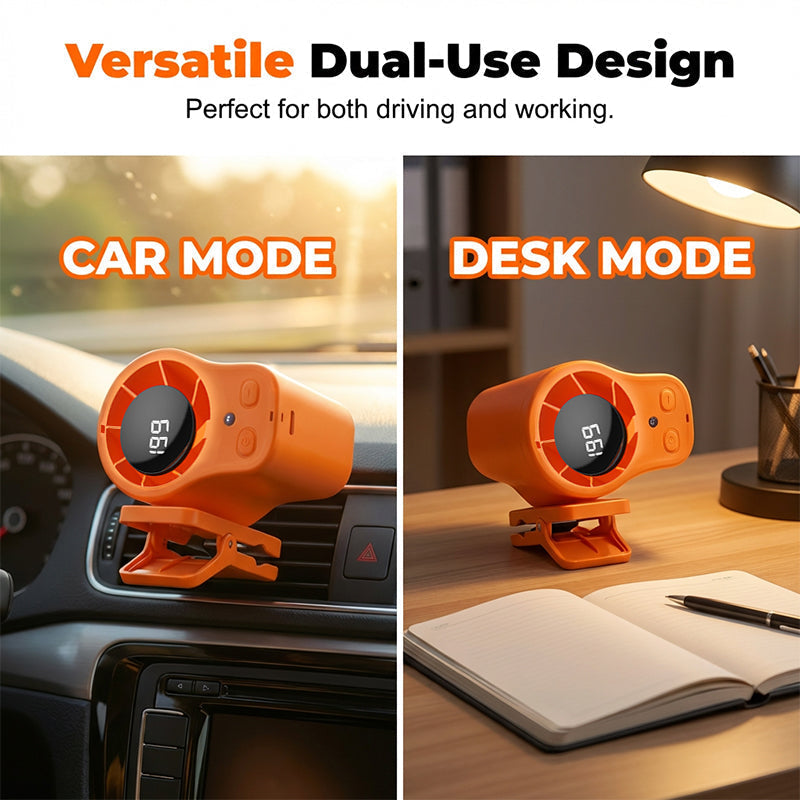 Prostoročni ventilator z LED zaslonom