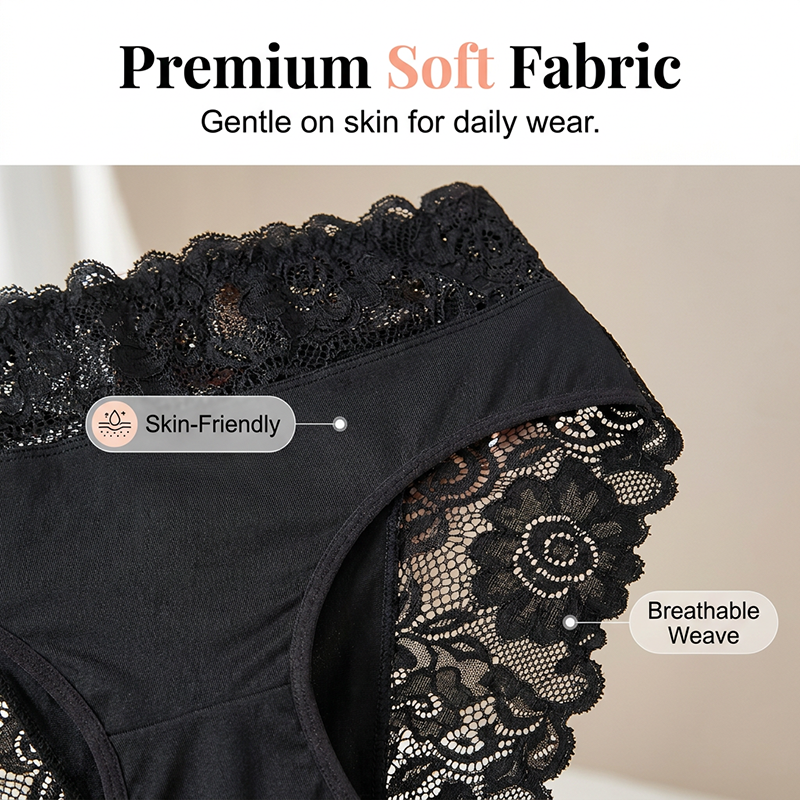 Čipkové komfortné nohavičky – Neviditeľná elegancia pod oblečením ✨
