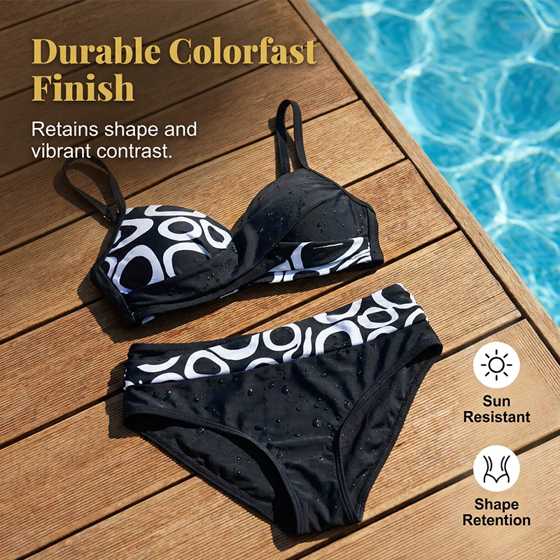 🌺👙 Dvojdielne bikiny s potlačou a spevňujúcim efektom
