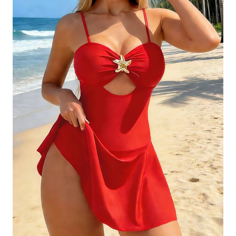 😍Ženske kopalke z izrezi in detajlom morske zvezde🌊