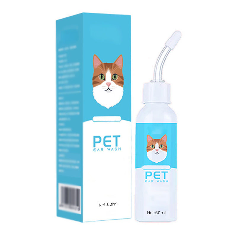 🐶 🧴 Jemný čistič uší pre domácich miláčikov – Upokojuje svrbenie, odstraňuje ušný maz a nepríjemné pachy – Ideálne pre psov a mačky 🐱