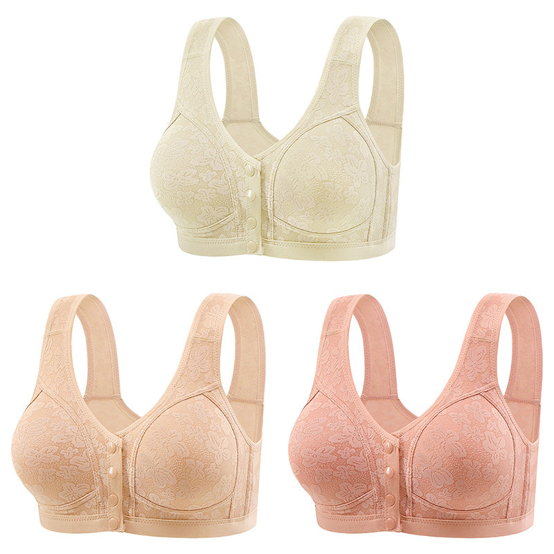 👙Triumph🔥KUPI 2, DOBI 2 GRATIS🔥Izjemno udobno žensko spodnje perilo z zapenjanjem na gumbe spredaj