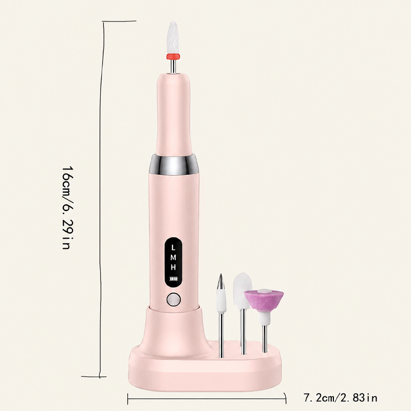 💅🔋 Bezdrôtová elektrická manikúra s nabíjacím stojanom – užite si profesionálnu manikúru aj doma! | Prenosná, dobíjacia, použiteľná kedykoľvek ✨