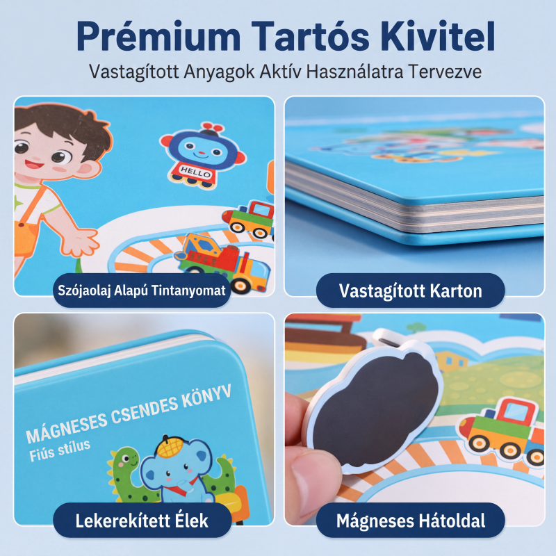 🌟 Magnetická tichá kniha pre vývojárov v ranom vzdelávaní, rozpoznávanie scén – Rozlúčte sa so závislosťou na obrazovke