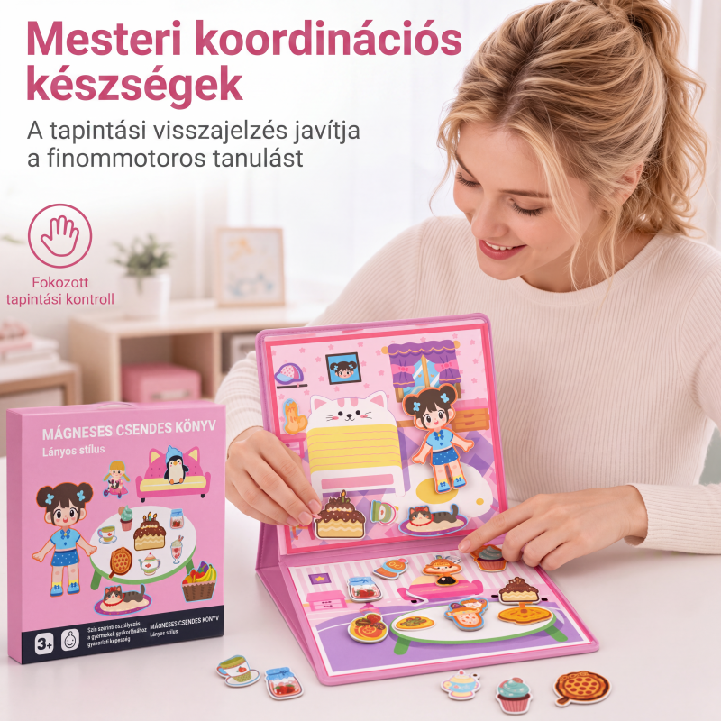 🌟 Magnetická tichá kniha pre vývojárov v ranom vzdelávaní, rozpoznávanie scén – Rozlúčte sa so závislosťou na obrazovke